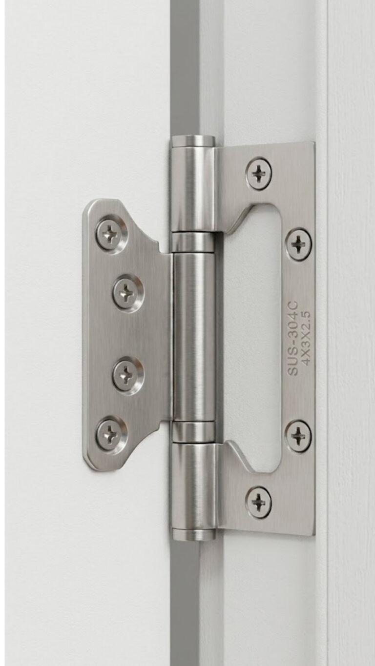 DOBRADIÇA INOX DE SOBREPOR C/ ROLAMENTO